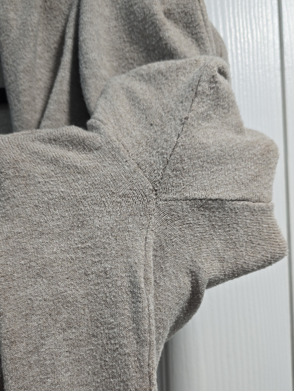 Cyrus Light Gray/Taupe Open-Front Cardigan with Pockets - Picture 6 of 10